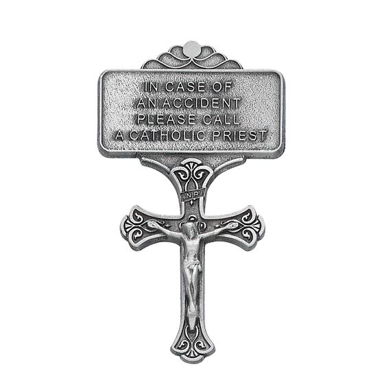 VISOR CLIP - CRUCIFIX