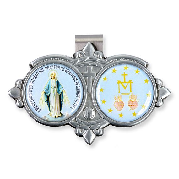 MIRACULOUS MEDAL VISOR CLIP