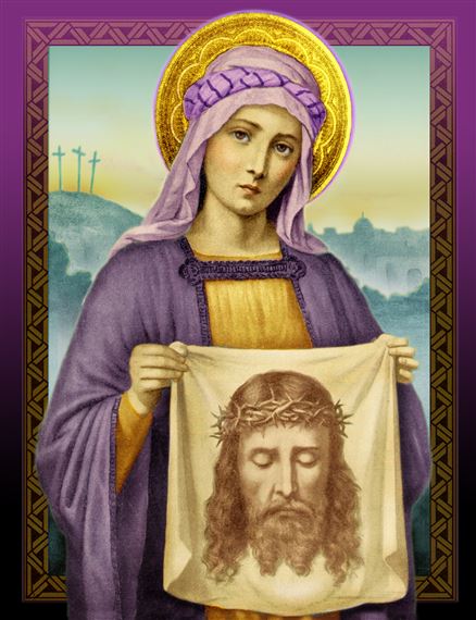 ST. VERONICA POSTCARDS (PACK OF 10)
