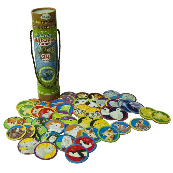 NOAH'S ARK MATCHING GAME AND KALEIDOSCOPE
