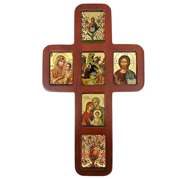 JESSE TREE ICON WALL CROSS - 14"