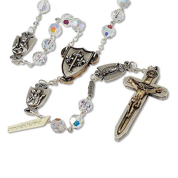 SWAROVSKI CRYSTAL - FEMALE WARRIOR ROSARY