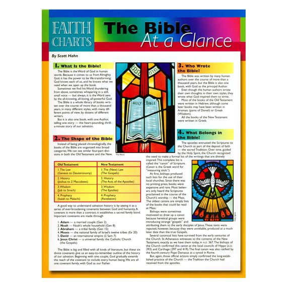 FAITH CHARTS: THE BIBLE AT A GLANCE