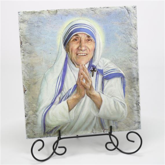 ST. TERESA OF CALCUTTA TILE PLAQUE