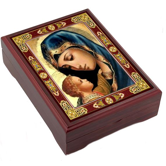 MADONNA AND CHILD KEEPSAKE BOX