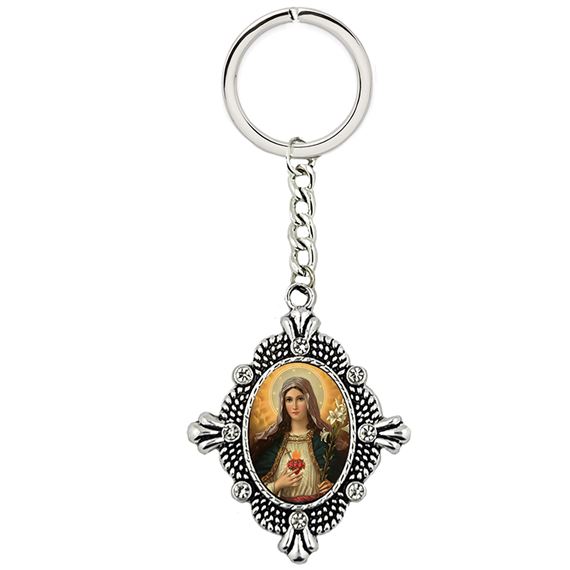 IMMACULATE HEART OF MARY KEY CHAIN