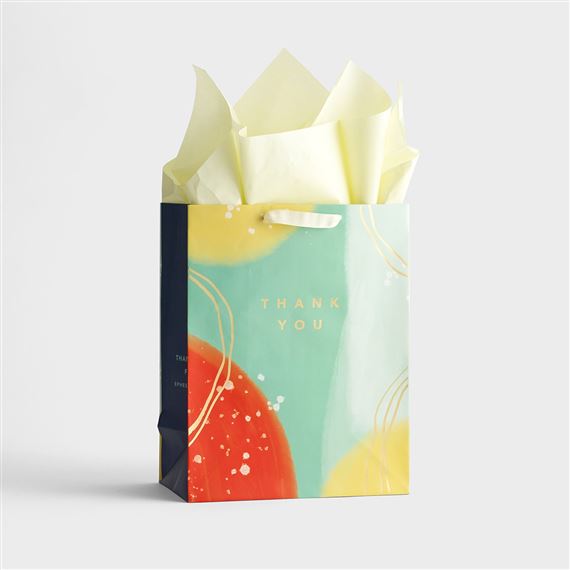 THANK YOU - GIFT BAG (WITH TISSUE PAPER)