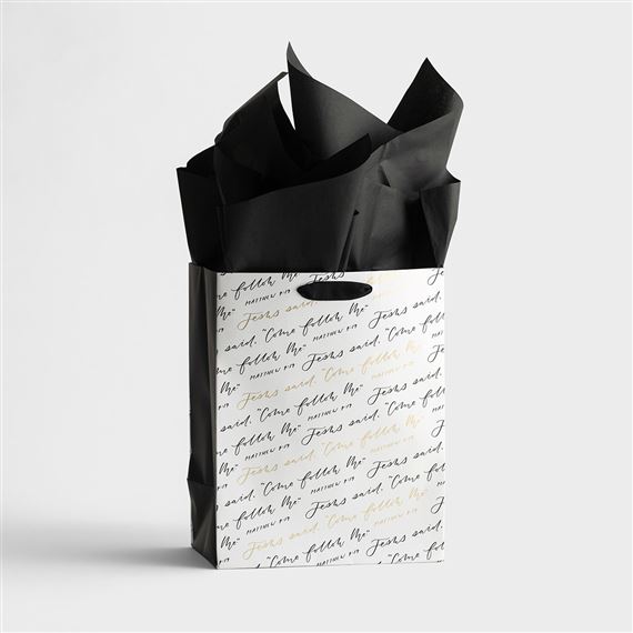 COME FOLLOW ME - GIFT BAG (WITH TISSUE PAPER)