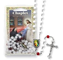 DIVINE MERCY GLASS BEAD CHAPLET