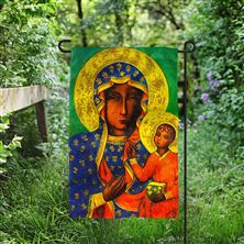 OUR LADY OF CZESTOCHOWA GARDEN FLAG
