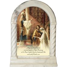 PERSONALIZED DESK SHRINE - MARRIAGE OF ST JOSEPH AND MARY