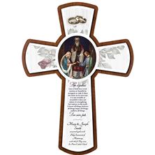 PERSONALIZED WALL CROSS - MARRIAGE