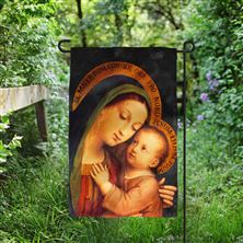 OUR LADY OF GOOD COUNSEL GARDEN FLAG