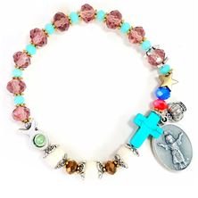 GENUINE GEMSTONE EL DIVINO NIÑO - ROSARY BRACELET