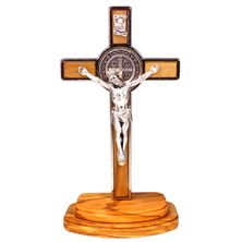 STANDING ST. BENEDICT CRUCIFIX