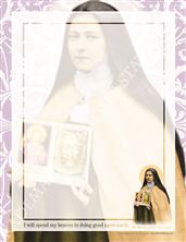 ST. THERESE STATIONERY - PACK OF 50 SHEETS (8½” x 11”)