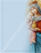QUEEN MOTHER STATIONERY - PACK OF 50 SHEETS (8½” x 11")