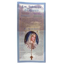 LOS MISTERIOS DEL ROSARIO PAMPHLET- SPANISH
