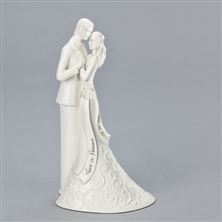 LOVE IS PATIENT WEDDING/ANNIVERSARY CAKE TOPPER - 8½"
