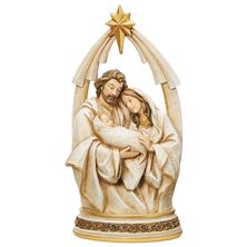 HOLY FAMILY WITH STAR OF BETHLEHEM - 11 1/2"