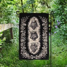 THREE HEARTS GARDEN FLAG