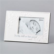 FOR THIS CHILD WE HAVE PRAYED - FRAME 6 1/4"H