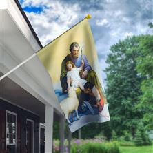 ST. JOSEPH GUARDIAN OF SONS HOUSE FLAG
