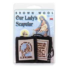 OUR LADY OF MT. CARMEL SOFT WOOL SCAPULAR