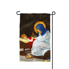 DIVINE CONVERSATION GARDEN FLAG