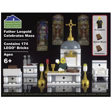FR. LEOPOLD CELEBRATES MASS LEGO SET