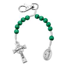 ST. PATRICK BACKPACK/BELT LOOP ROSARY CLIP