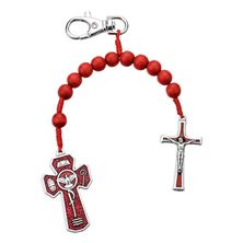 SINGLE DECADE CONFIRMATION BACKPACK/BELT LOOP ROSARY CLIP