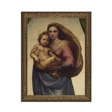 SISTINE MADONNA BY RAPHAEL FRAMED ARTWORK - 10 x 12