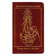 DIARY OF ST. FAUSTINA - BURGUNDY LEATHER EDITION