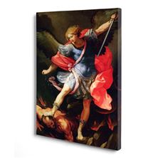 ST. MICHAEL THE ARCHANGEL GALLERY WRAPPED CANVAS  -  5 1/2" X 8 1/2"