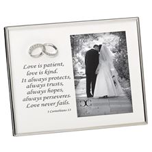 LOVE IS PATIENT PICTURE FRAME - 1 CORINTHIANS 13