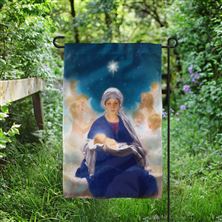 STAR OF BETHLEHEM GARDEN FLAG