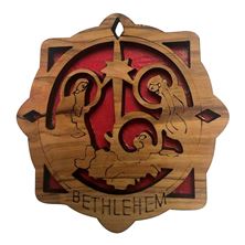 LIMITED EDITION EWTN 2023 OLIVE WOOD CHRISTMAS ORNAMENT