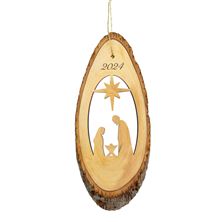 EWTN 2024 OLIVE WOOD NATIVITY CHRISTMAS ORNAMENT