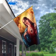 SACRED HEART OF JESUS HOUSE FLAG