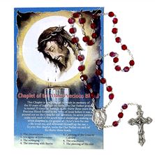 CHAPLET OF THE MOST PRECIOUS BLOOD WITH CARD