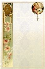 PRAY THE ROSARY STATIONERY - PACK OF 50 NOTE SHEETS (5½” x 8½”)