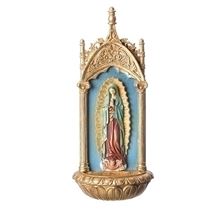 OUR LADY OF GUADALUPE GOTHIC STYLE HOLY WATER FONT