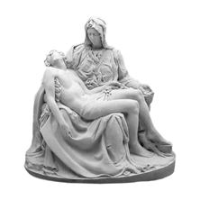 PIETA OUTDOOR STATUE - 22" GRAY