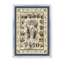 MYSTERIES OF THE ROSARY MAGNETIC WITH EASEL FRAME