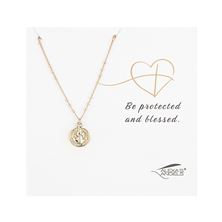 ST. BENEDICT NECKLACE - 16"-18" GOLD FILLED