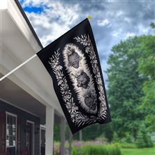 THREE HEARTS HOUSE FLAG