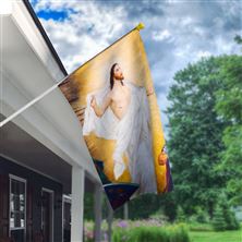 RESURRECTION HOUSE FLAG