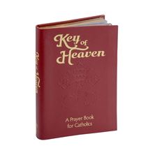 KEY OF HEAVEN - A PRAYER BOOK FOR CATHOLICS (BURGUNDY)