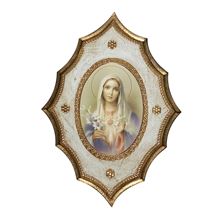 IMMACULATE HEART OF MARY FLORENTINE PLAQUE
